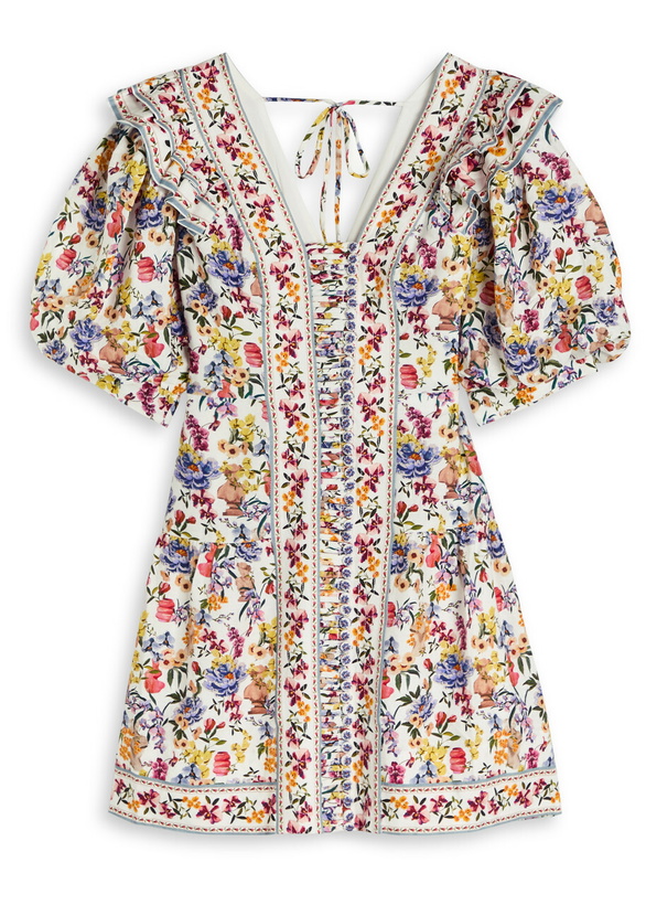 Farm Rio Pineapple Garden Green Mini Dress Farm Rio