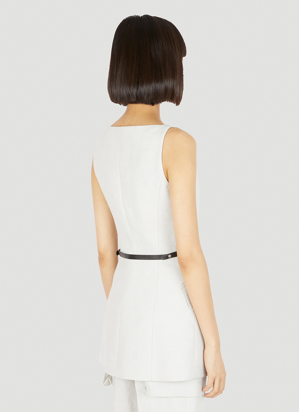 Durazzi Milano Tailored Sleeveless Top