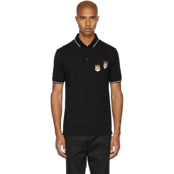 Photo: Dolce and Gabbana Black King Designers Polo