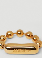 Ball Chain Ring in Gold