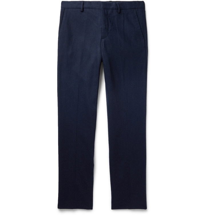 Photo: Norse Projects - Thomas Slim-Fit Tapered Woven Trousers - Blue