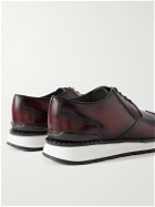 Berluti - Venezia Leather Sneakers - Burgundy