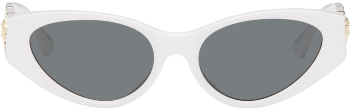 Photo: Versace White Medusa Legend Cat-Eye Sunglasses