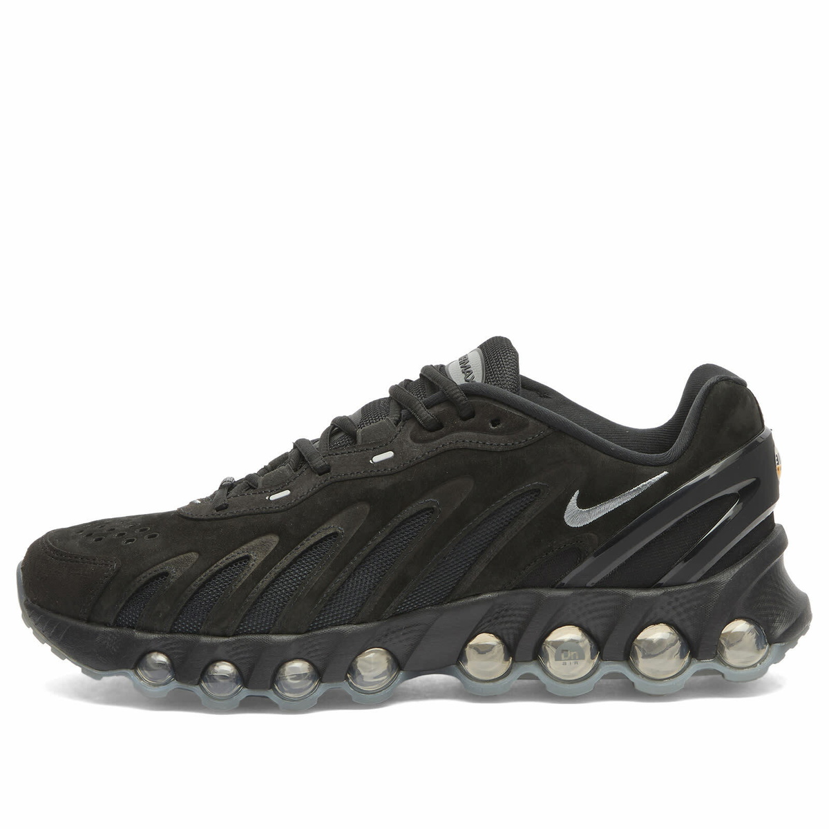 Nike Men's Air Max Dn8 Leather Sneaker in Black/Smoke Grey Nike