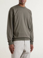 Auralee - Luster Knitted T-Shirt - Green