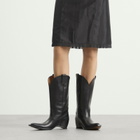 Maison Margiela Women's Heel-less Western High Boots in Black