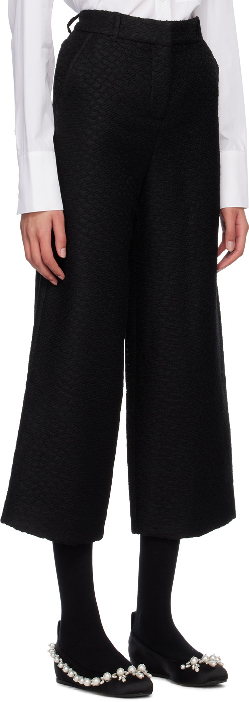 Cecilie Bahnsen Black Jaylee Trousers