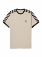 adidas Originals - Logo-Embroidered Cotton-Jersey T-Shirt - Neutrals