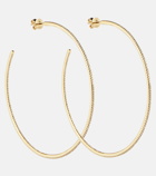Shay Jewelry XL 18kt yellow gold hoop earrings with diamonds