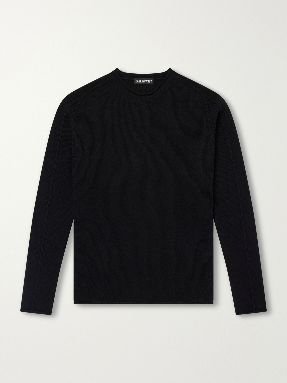 Casey Casey - Merino Wool and Cashmere-Blend Sweater - Black