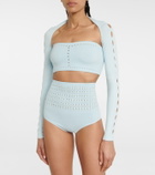 Alaïa Cutout bandeau bikini