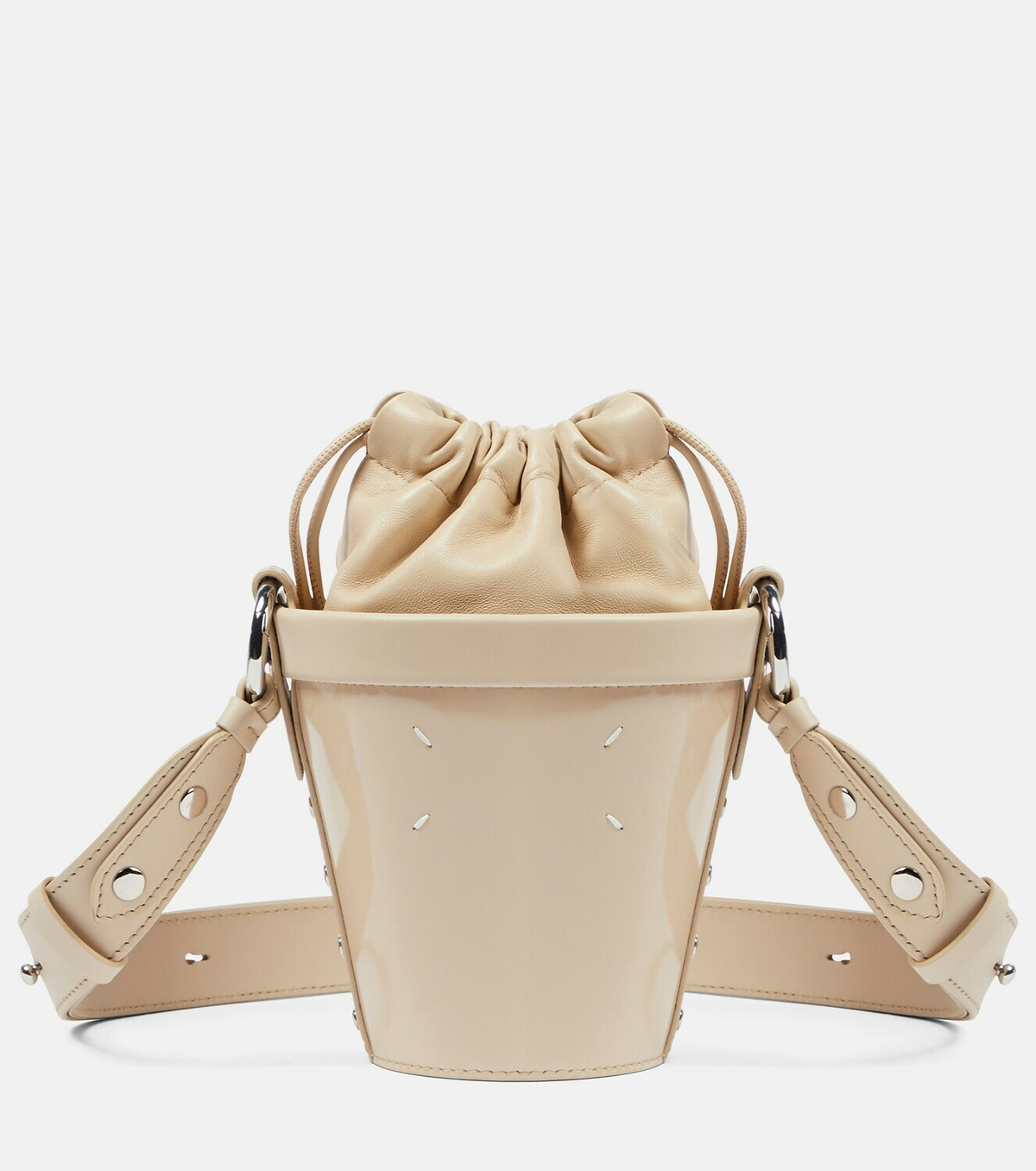 Maison Margiela - Fire Mini leather bucket bag