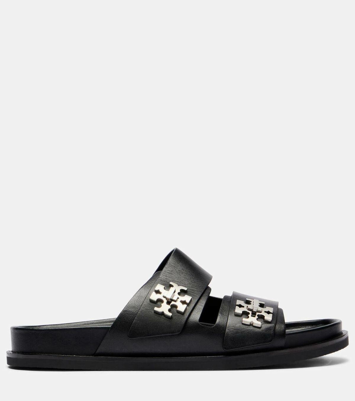 Tory Burch Turnlock leather slides