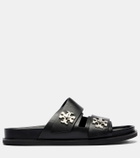 Tory Burch Turnlock leather slides