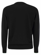 MC2 Saint Barth Non Ci Resta Che Sbocciare Sweater In Wool And Cashmere Blend