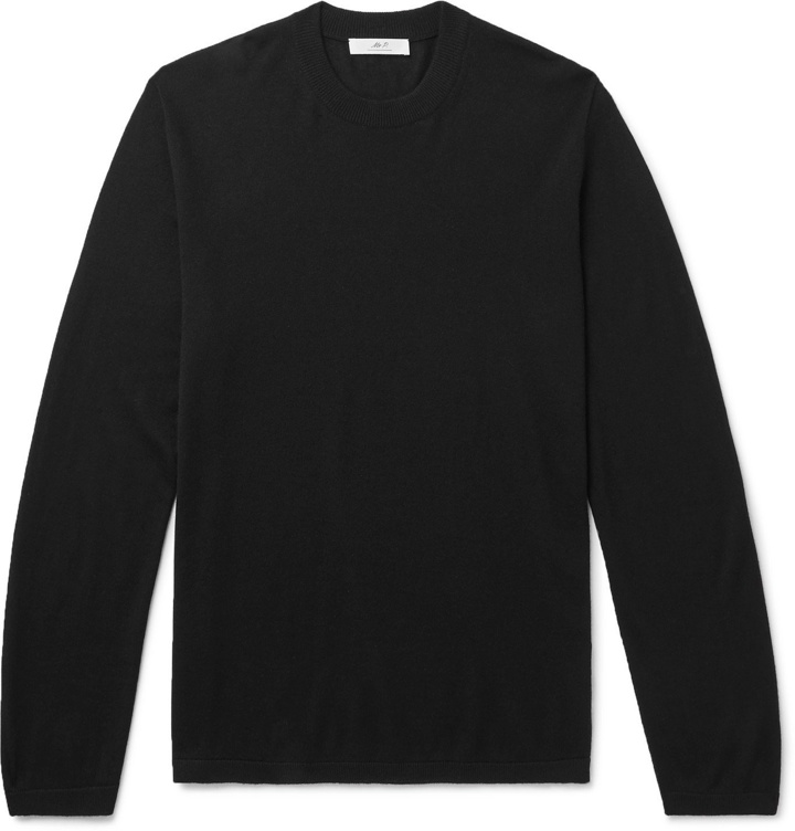 Photo: Mr P. - Cashmere and Silk-Blend Sweater - Black