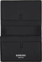 Burberry Navy Check Folding Card Holder
