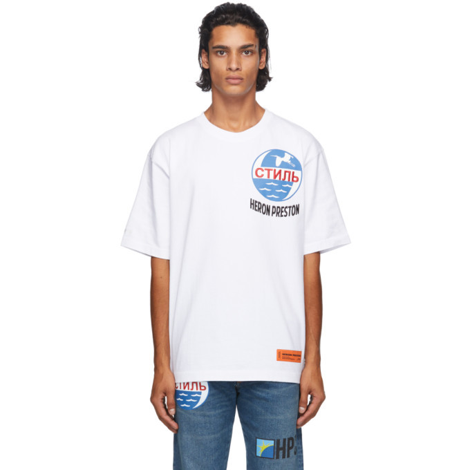 Photo: Heron Preston White Style Inc. T-Shirt