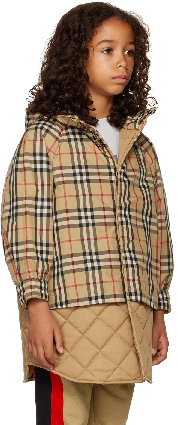 Burberry Kids Beige Jameson Coat Burberry