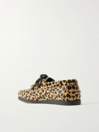 VINNY's - Boatman Leopard-Print Boat Shoes - Animal print