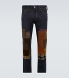 Junya Watanabe - Patchwork slim jeans