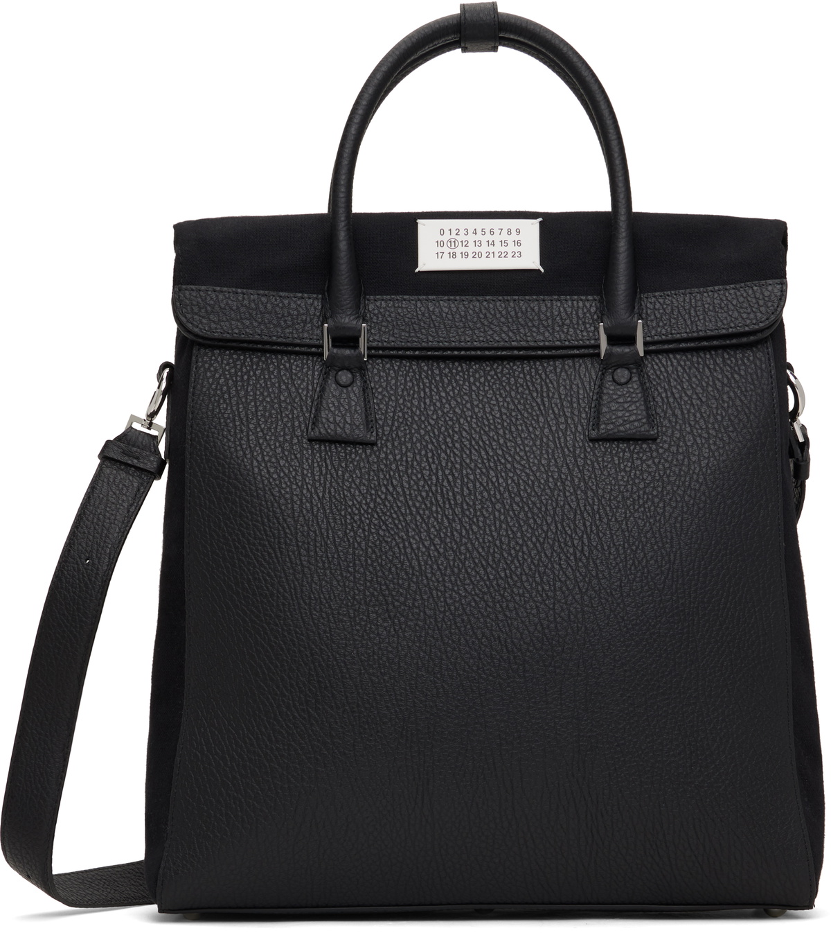 Maison Margiela Black 5AC Daily Vertical Tote Maison Margiela