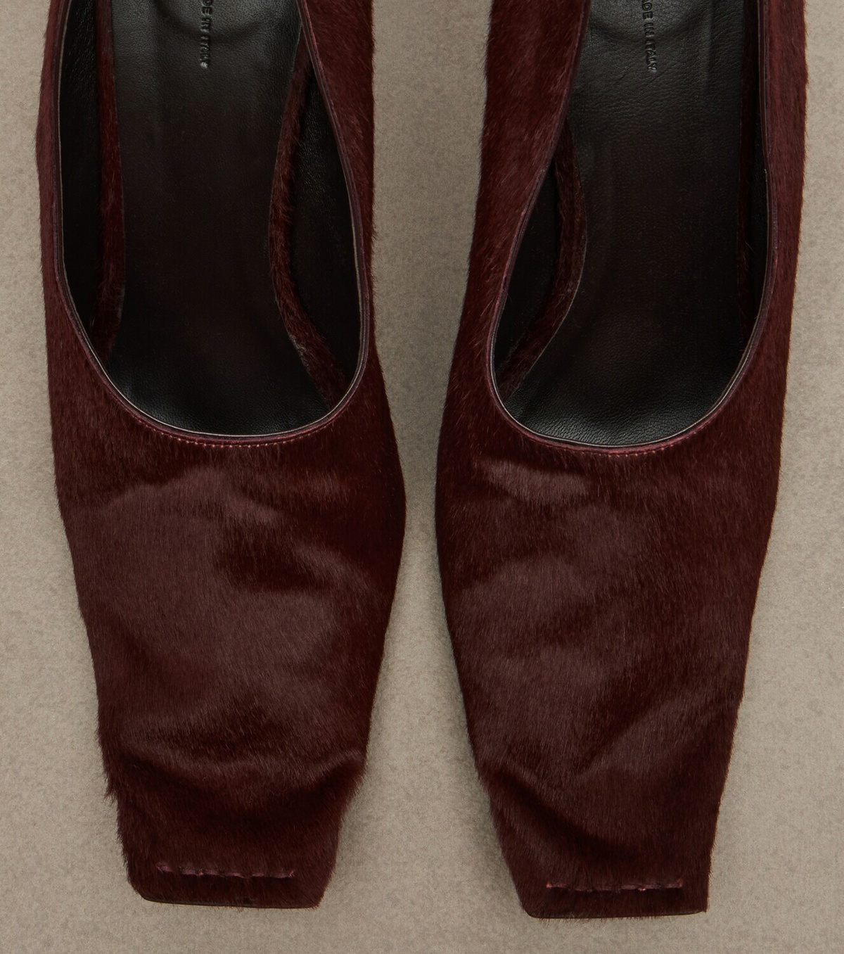 Khaite Marlene calf hair pumps