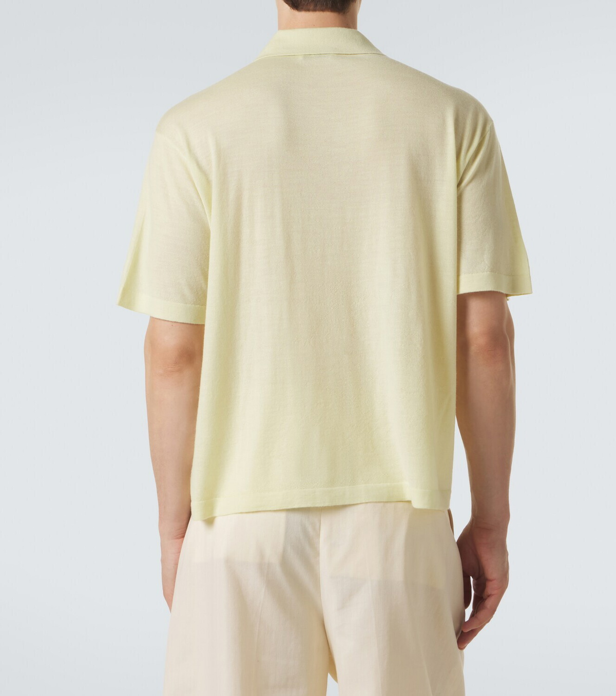 Frame Wool and cashmere polo shirt