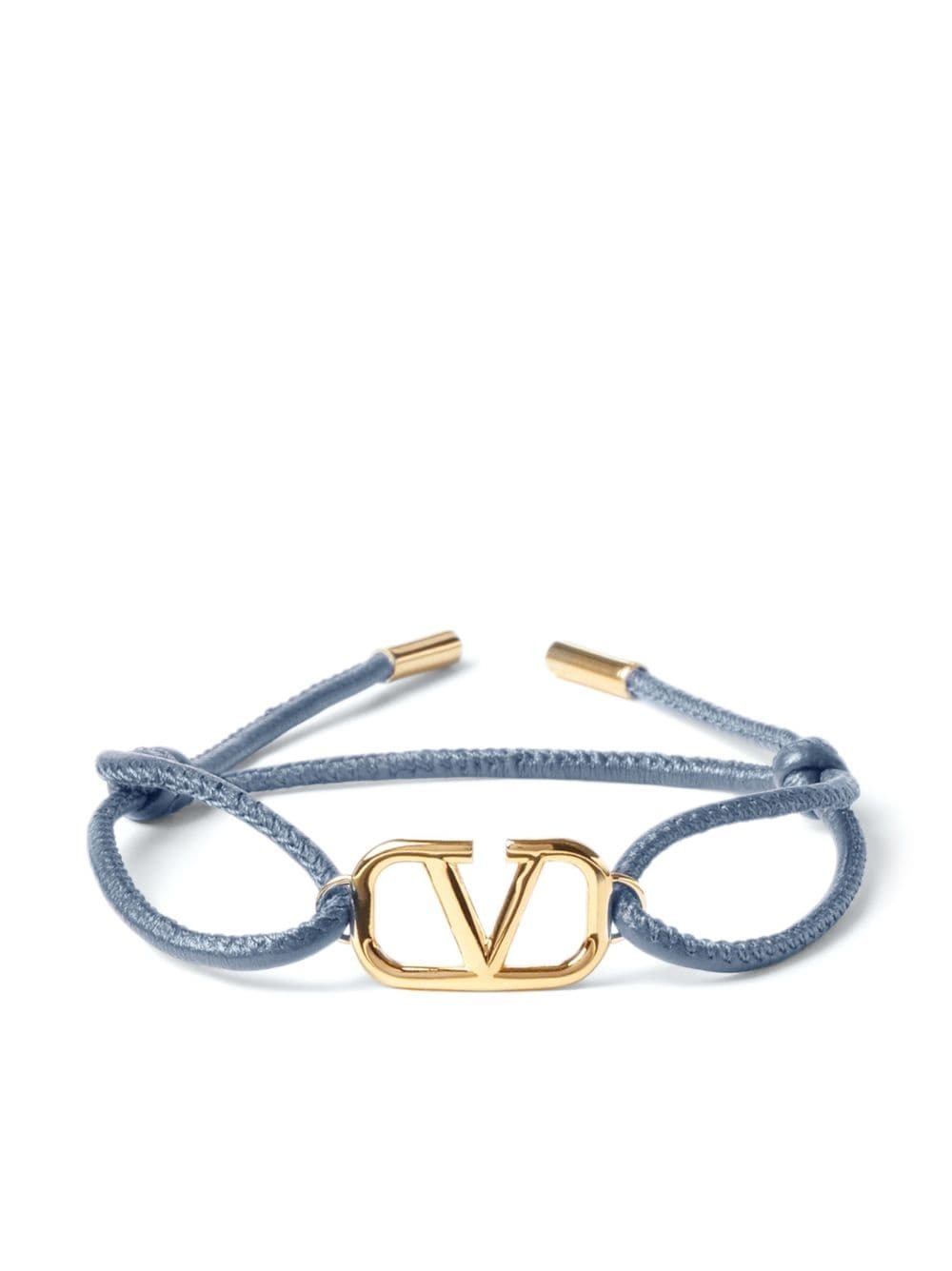 VALENTINO GARAVANI - Vlogo Signature Leather Bracelet Valentino Garavani