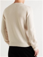 L.E.J - Cashmere Mock-Neck Sweater - Neutrals
