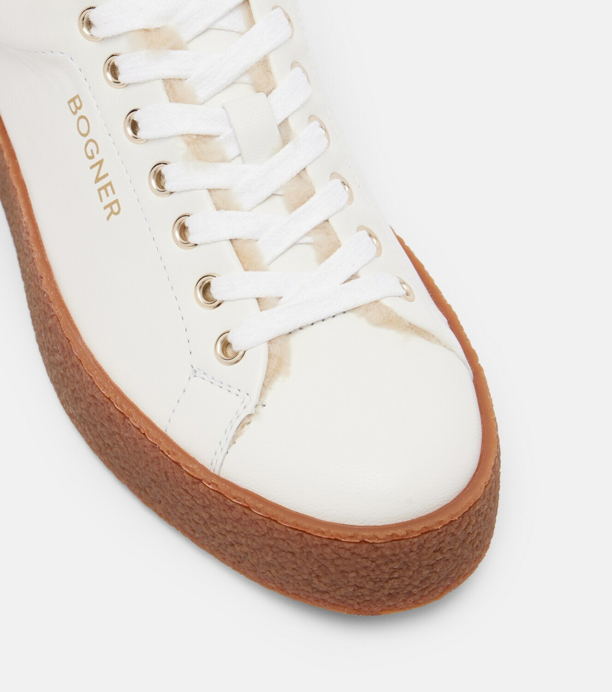 Bogner Lucerne shearling-lined leather sneakers