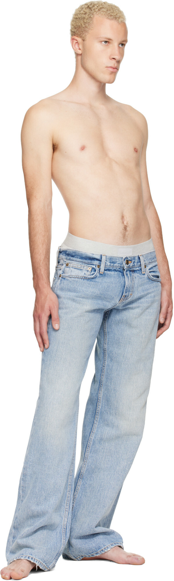 Raimundo Langlois Blue Bootcut Jeans