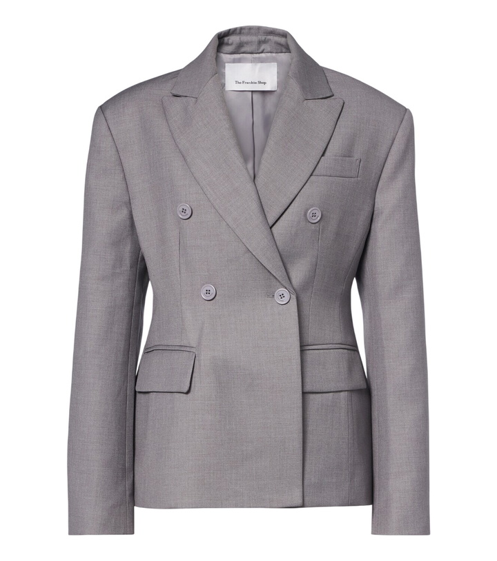 Photo: The Frankie Shop Dover double-breasted blazer