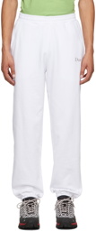 Dime White Classic Logo Sweatpants