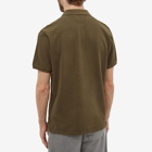 C.P. Company Men's Patch Logo Polo Shirt in Ivy Green