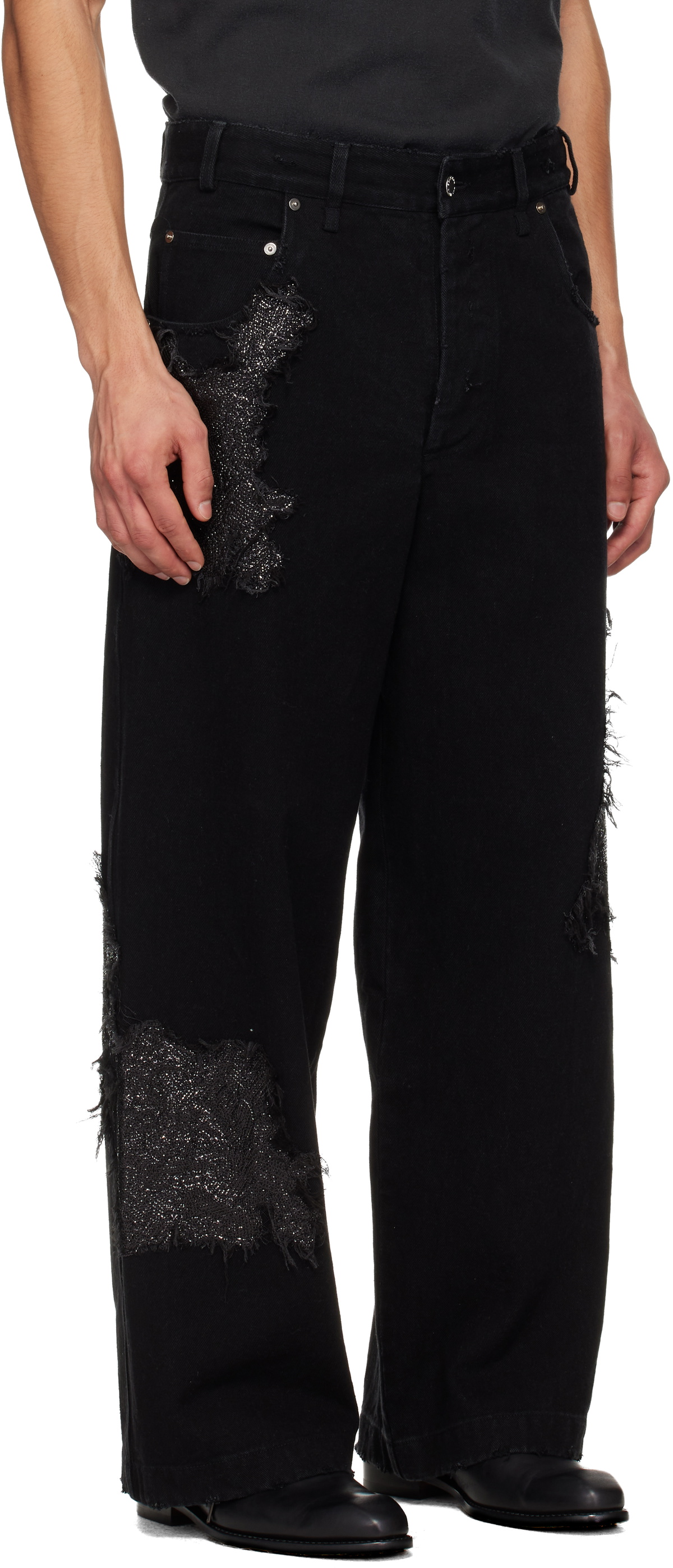 Song for the Mute Black TKL Edition Faded Jeans
