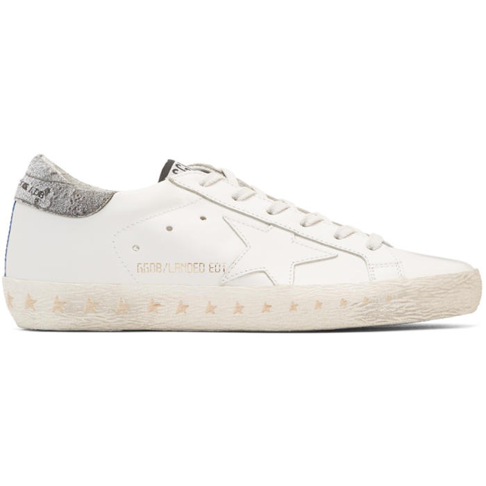 Photo: Golden Goose White Anniversary Limited Edition Superstar Sneakers 