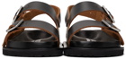 Jil Sander Black Birkenstock Edition Milano Sandals