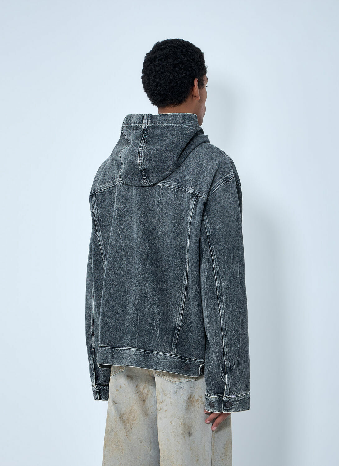 Acne Studios Hooded Denim Jacket