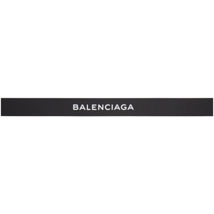 Balenciaga Black Everyday Logo Belt Balenciaga