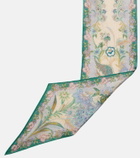 Zimmermann Floral silk scarf
