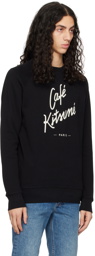Maison Kitsuné Black 'Café Kitsuné' Sweatshirt