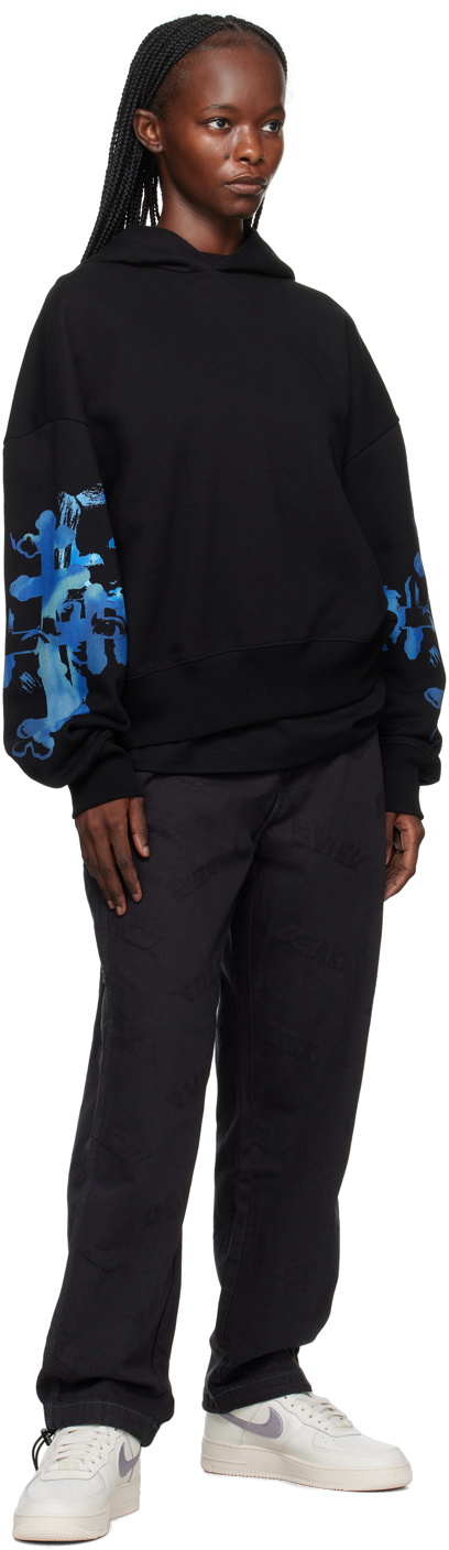 Evisu Gray Embossed Cargo Pants