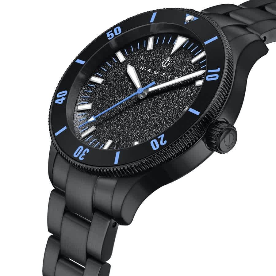 Nautis Deacon Black Dial Mens Watch NAUN101-4