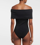 Bottega Veneta Off-shoulder swimsuit