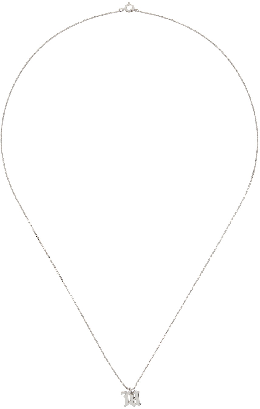 MISBHV Silver 'The M' Necklace