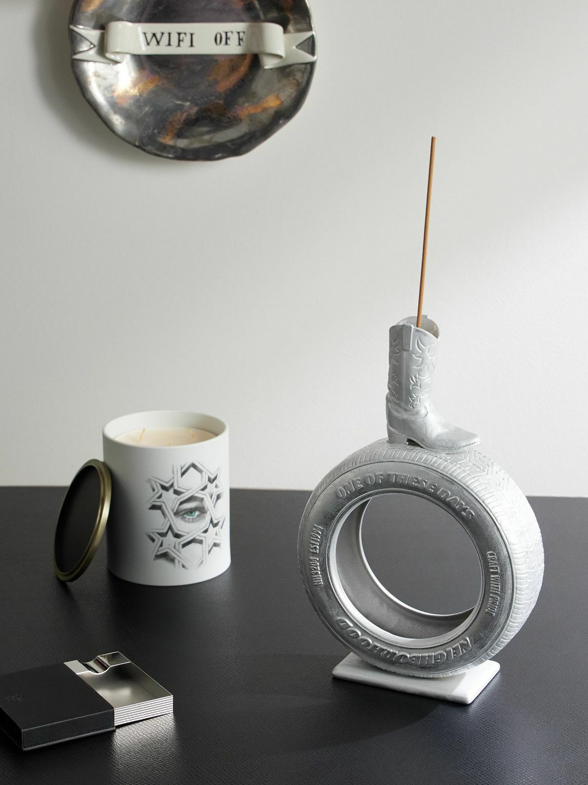 Neighborhood Men's CI Incense Tray in Black Neighborhood