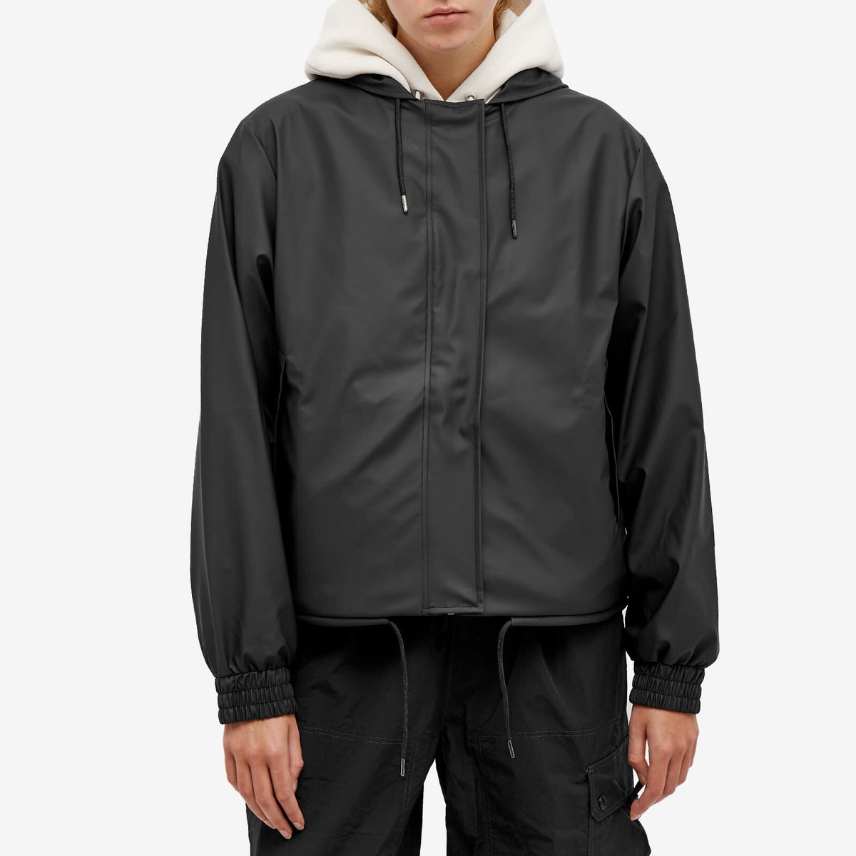 Rains Women's String W Jacket in Black Rains