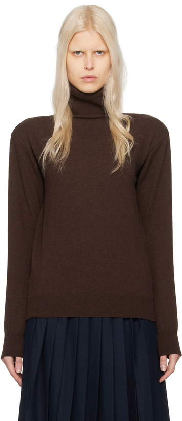 Photo: The Frankie Shop Brown Ines Turtleneck