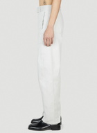 Lemaire - Belted Jeans in White